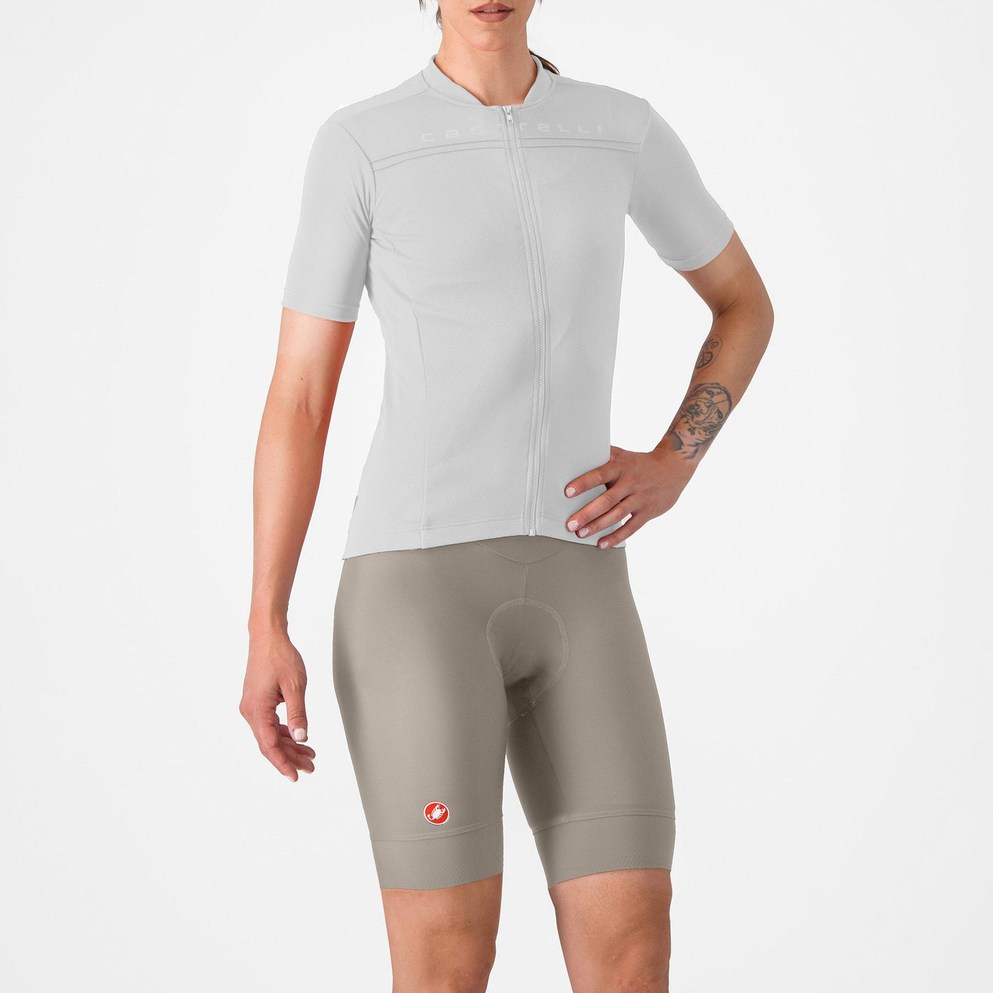 Pantaloncini donna Castelli Prima 2 DT - Beige