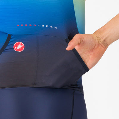 Body senza maniche Castelli Free Sanremo 3 Suit - Blu