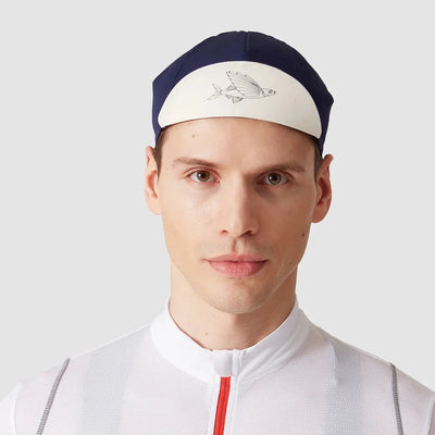 Cappellino Cafe du Cycliste Gapette - Blu