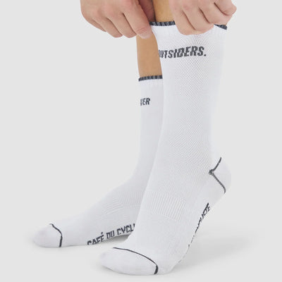 Calze Cafe du Cycliste Motto - Bianco