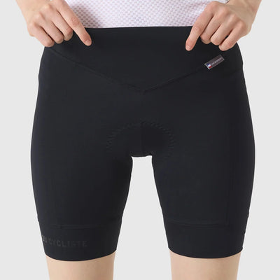 Pantaloncini donna Cafe du Cycliste Celine - Nero