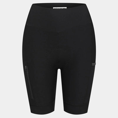 Pantaloncini donna Cafe du Cycliste Elsa - Nero