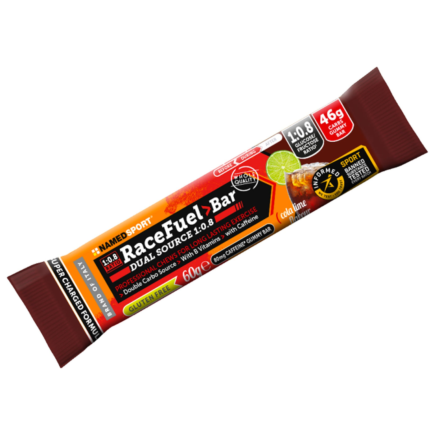 Barretta Named Race Fuel Bar - Cola Lime