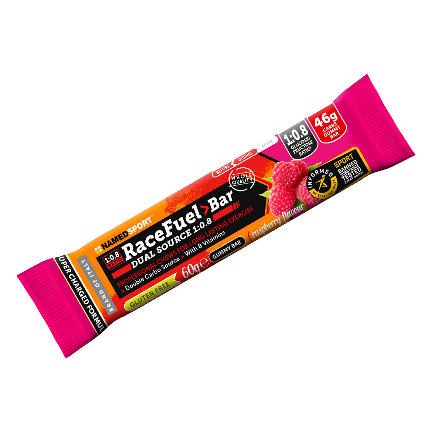 Barretta Named Race Fuel Bar - Lampone