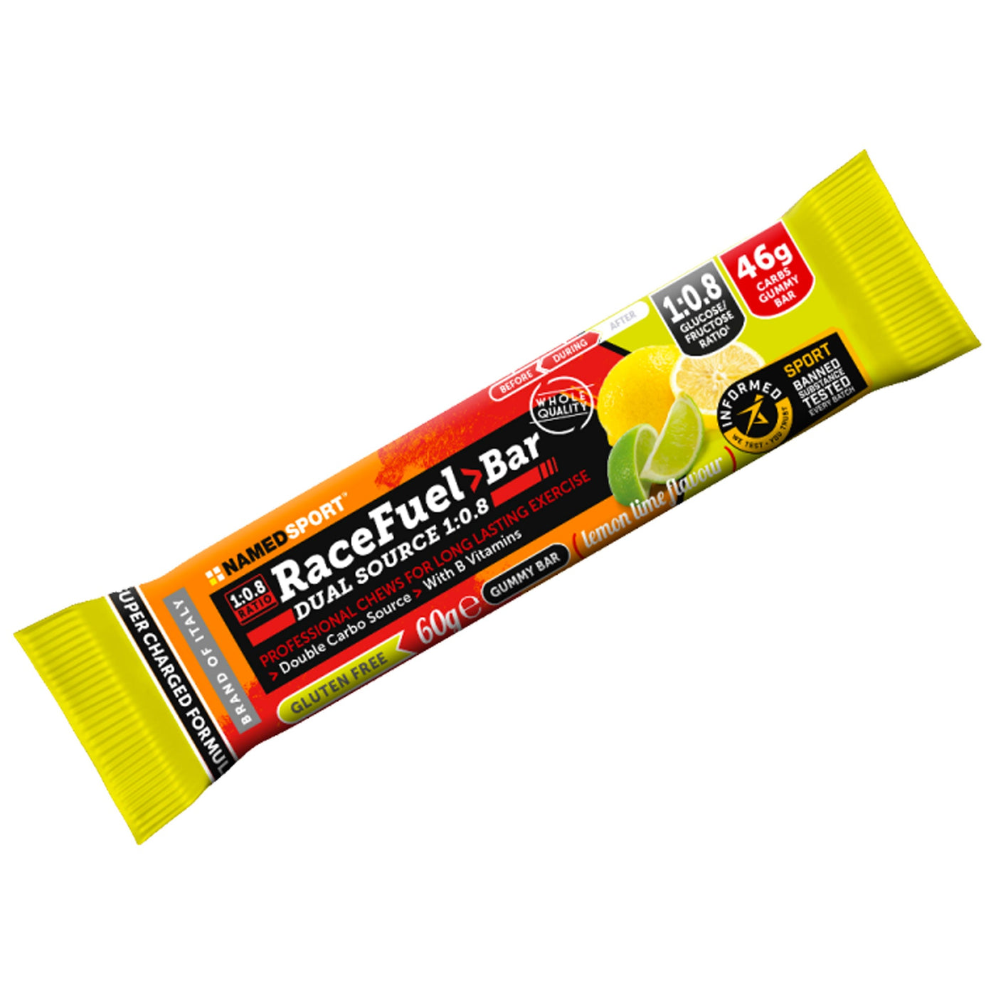 Barretta Named Race Fuel Bar - Lemon Lime