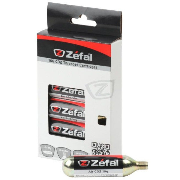 Bombolette CO2 Zefal 16g - 6 pezzi