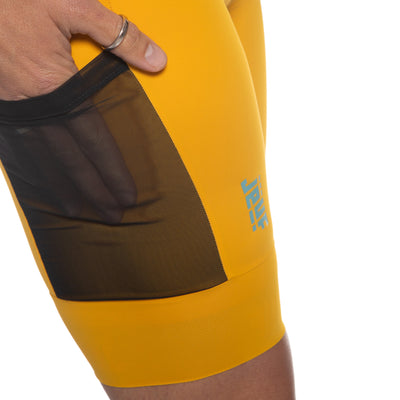 Salopette Jëuf Pro Gravel Cargo - Giallo