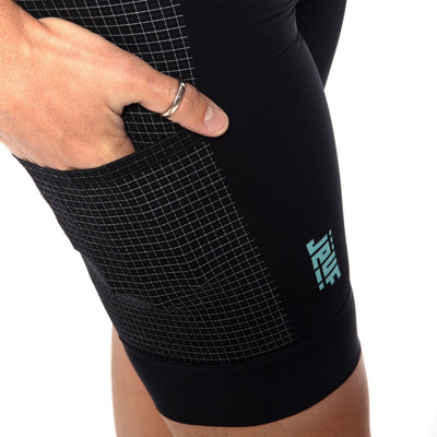 Salopette Jëuf Pro Race Gravel Cargo - Nero