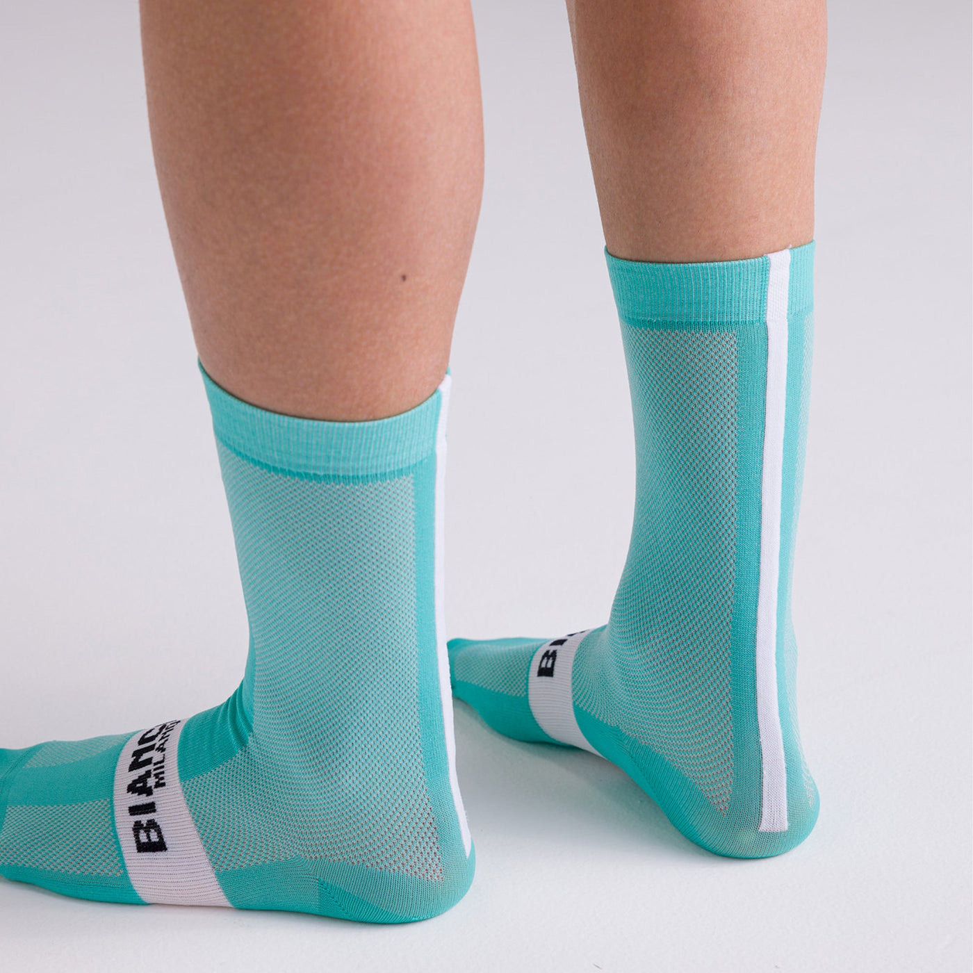 Calze Bianchi Milano Classic - Celeste