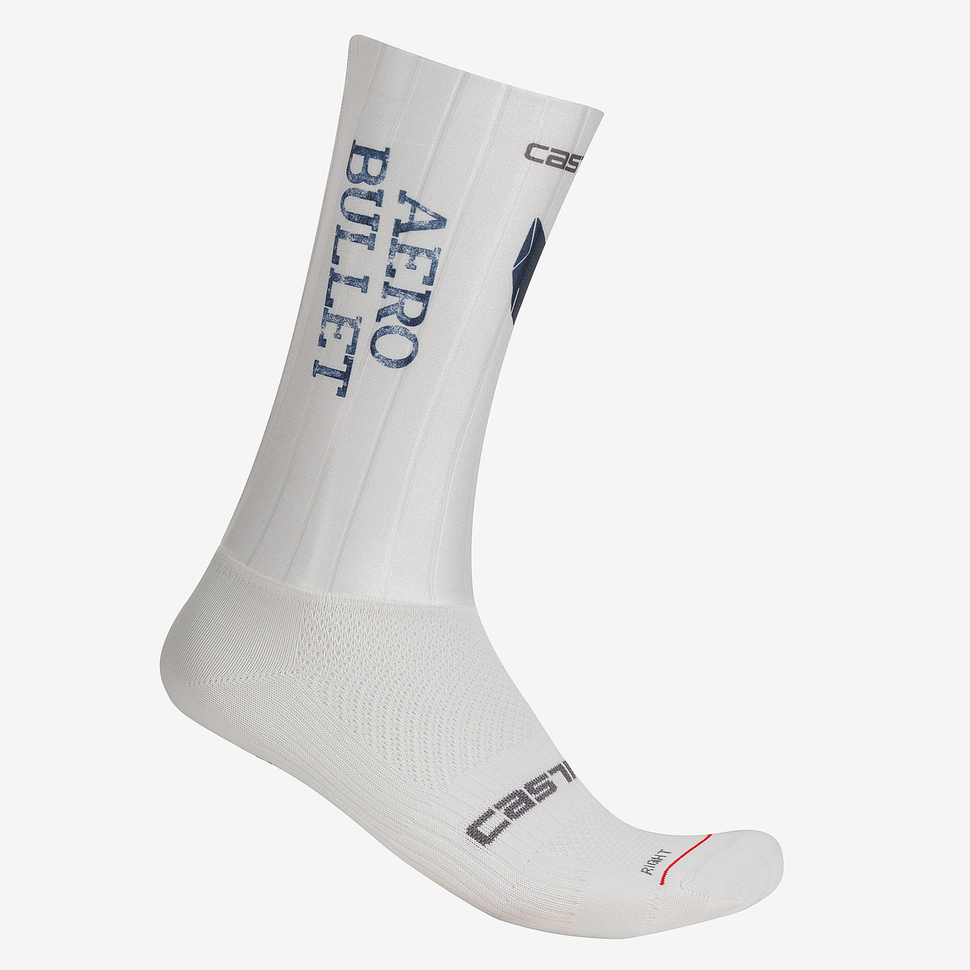 Calze Castelli Fast Feet Aero Bullet - Bianco