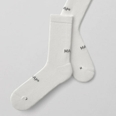 Calze Maap Essentials Print - Bianco