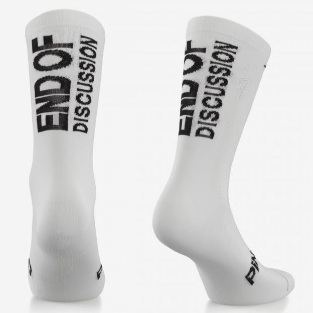 Calze Pinarello Lightweight End of Discussion - Bianco