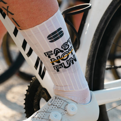 Calze Sportful Fast Not Fun - Bianco