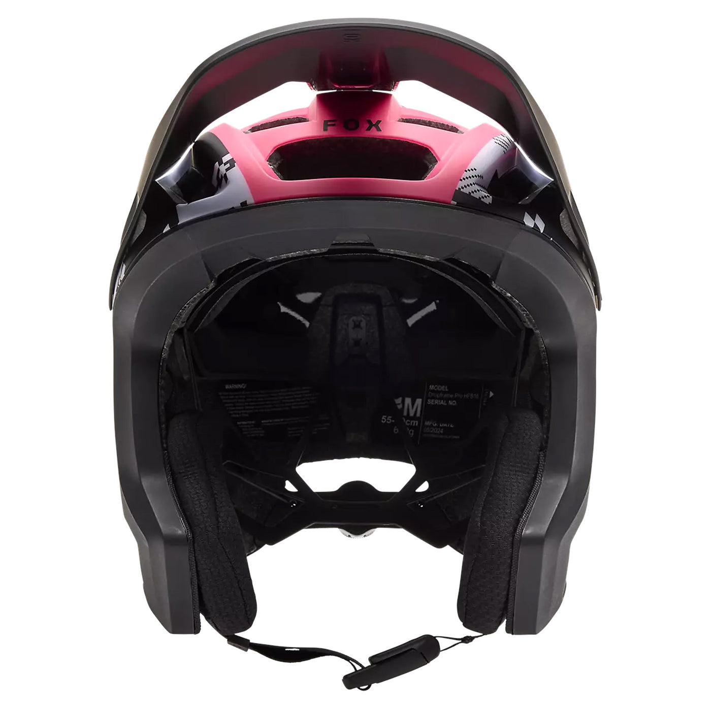 Casco Fox Dropframe Pro Digi Image - Nero bianco