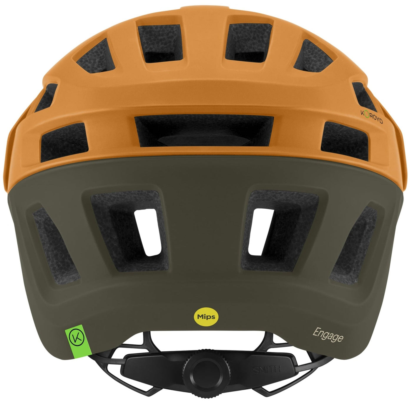 Casco Smith Engage Mips - Arancio verde