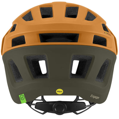 Casco Smith Engage Mips - Arancio verde