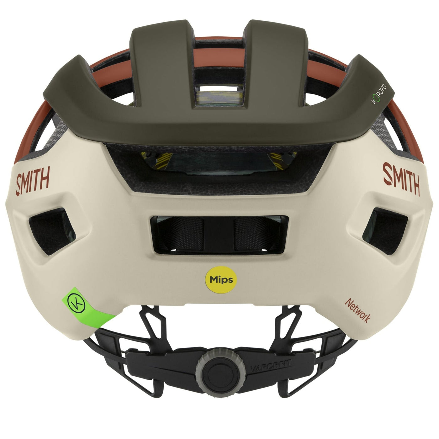 Casco Smith Network Mips - Verde scuro