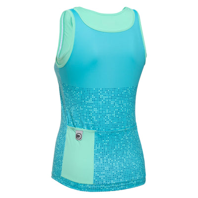 Top donna Dotout Flash - Verde acqua