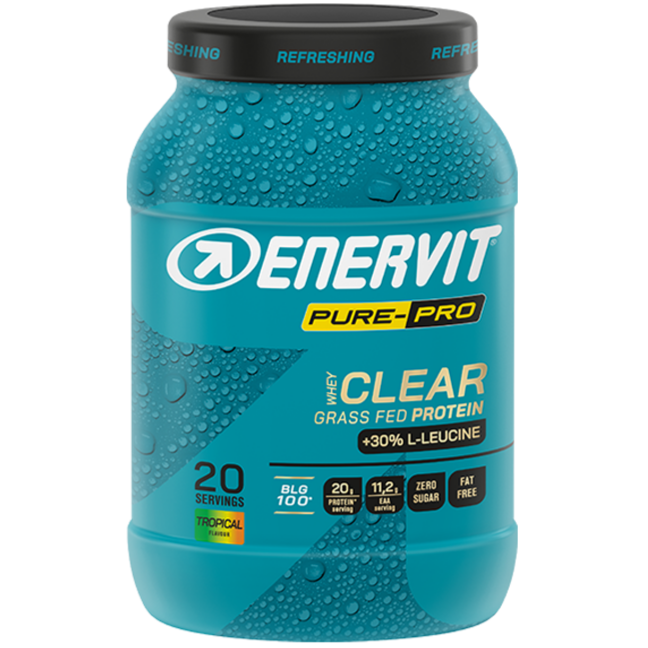 Enervit Clear Whey Grass Fed Protein BLG-100 Tropical - 500g