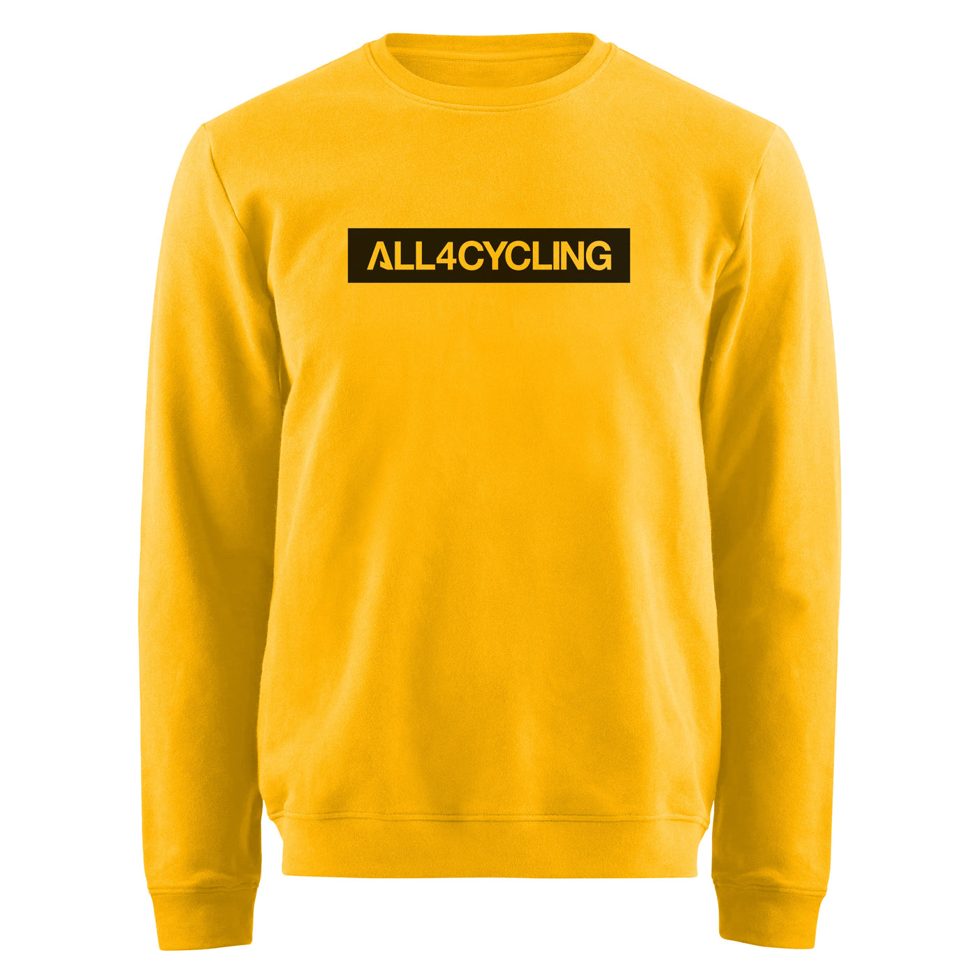 Felpa All4cycling Logo - Giallo