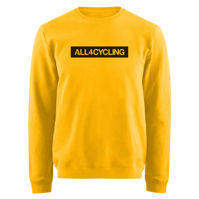 Felpa All4cycling Logo - Giallo