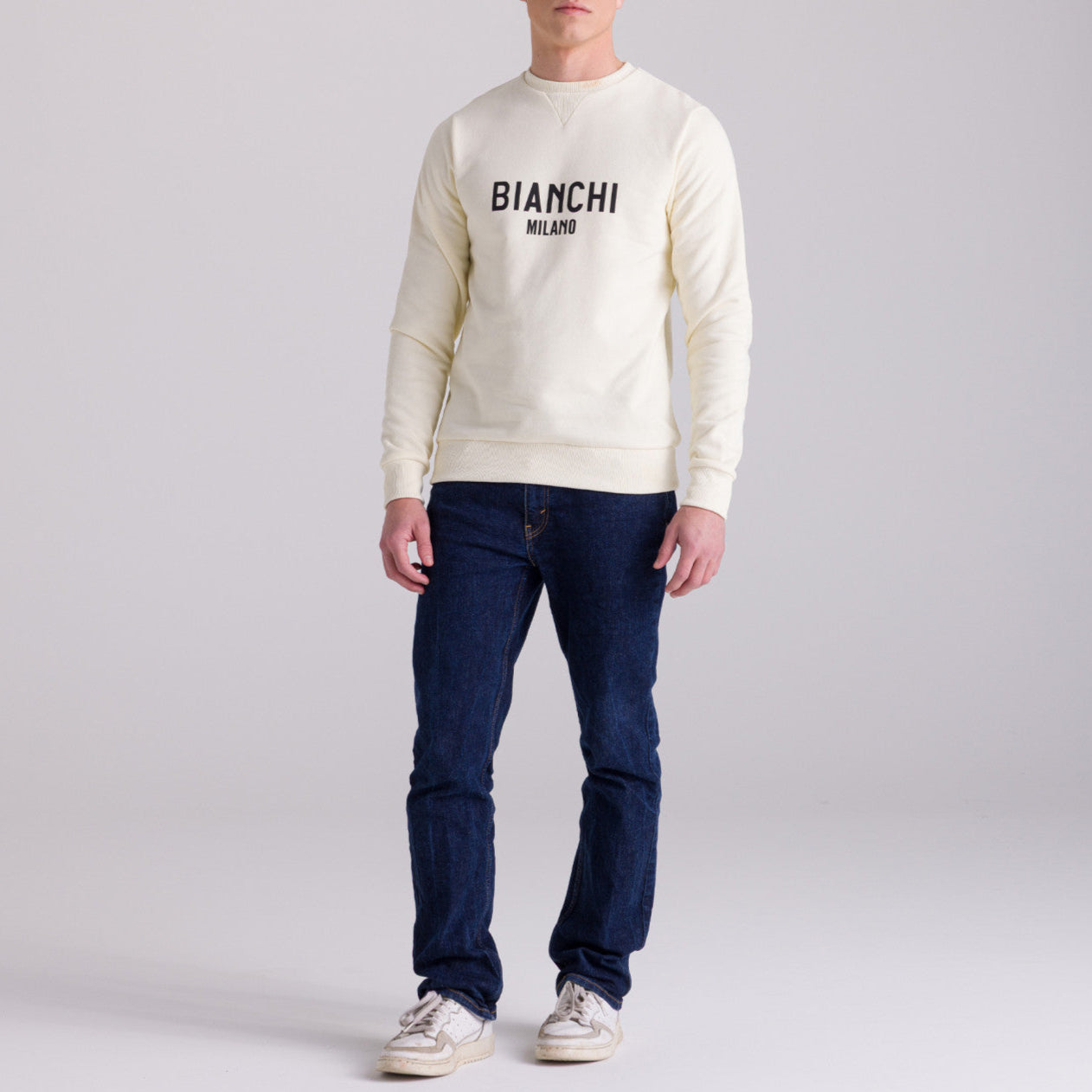 Felpa Bianchi Milano Fan - Bianco