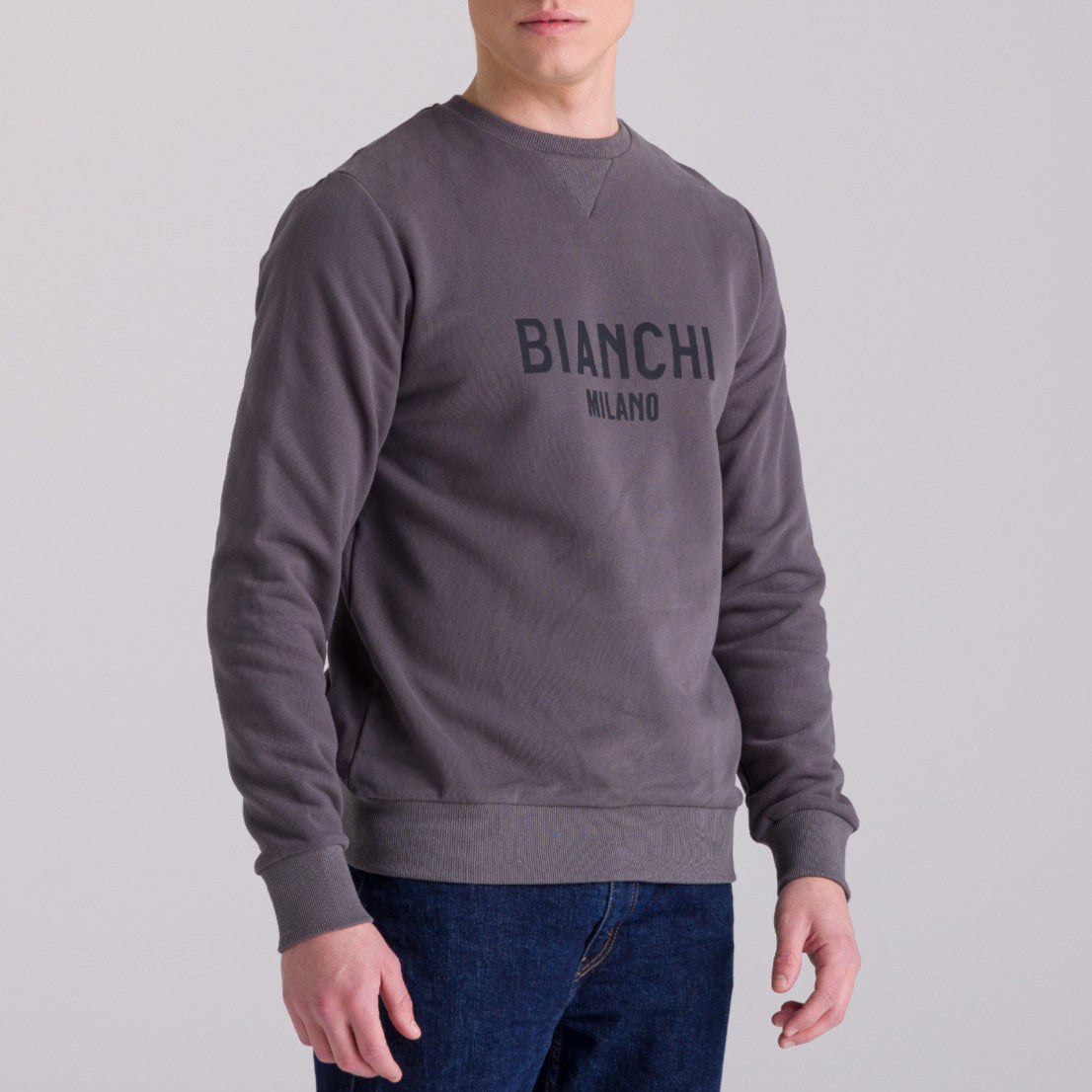 Felpa Bianchi Milano Fan - Grigio