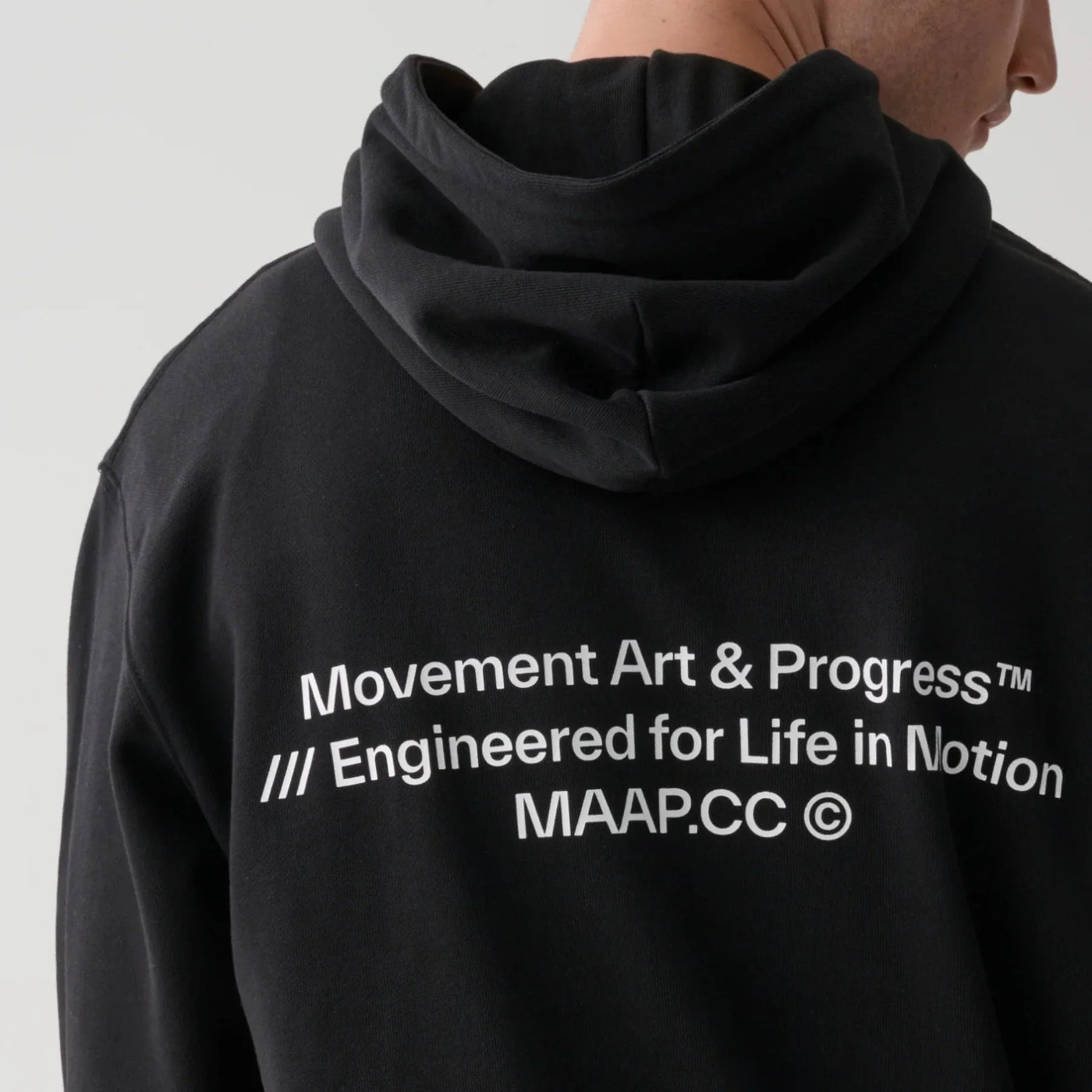 Felpa Maap Essentials Print Hoodie - Nero