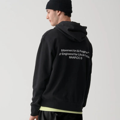 Felpa Maap Essentials Print Hoodie - Nero