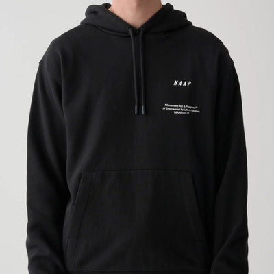 Felpa Maap Essentials Print Hoodie - Nero