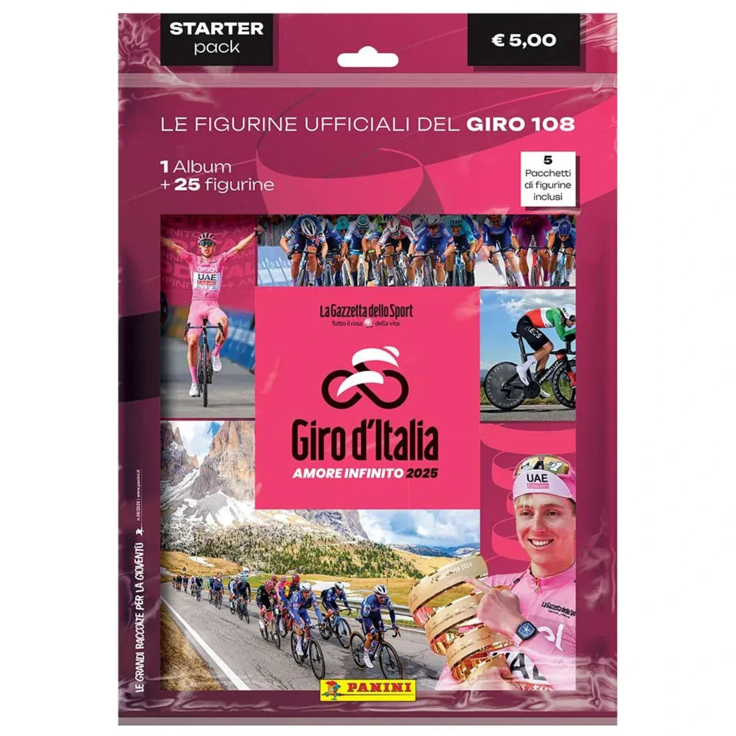 Album Figurine Giro d'Italia 108 Starter Pack Panini