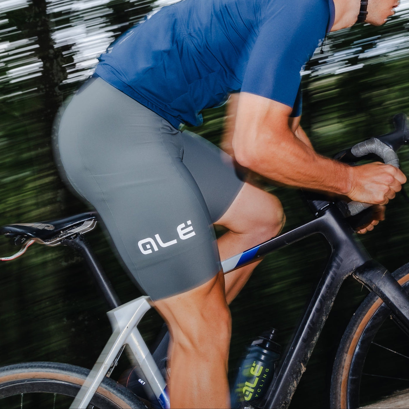 Salopette Ale Off Road Gravel Pro - Grigio