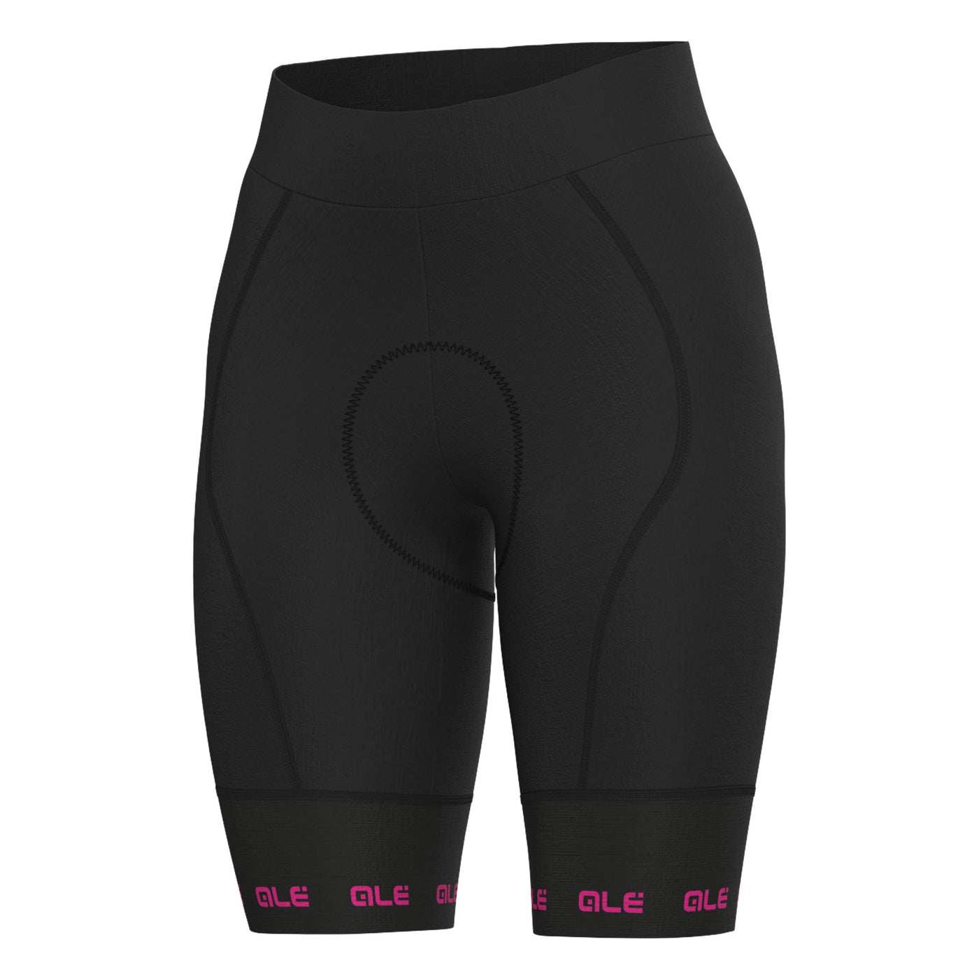 Pantaloncini donna Ale PR-E Strada 2.0 - Nero fucsia