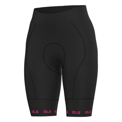 Pantaloncini donna Ale PR-E Strada 2.0 - Nero fucsia