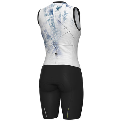 Body donna senza maniche Ale Pragma Mirror - Bianco