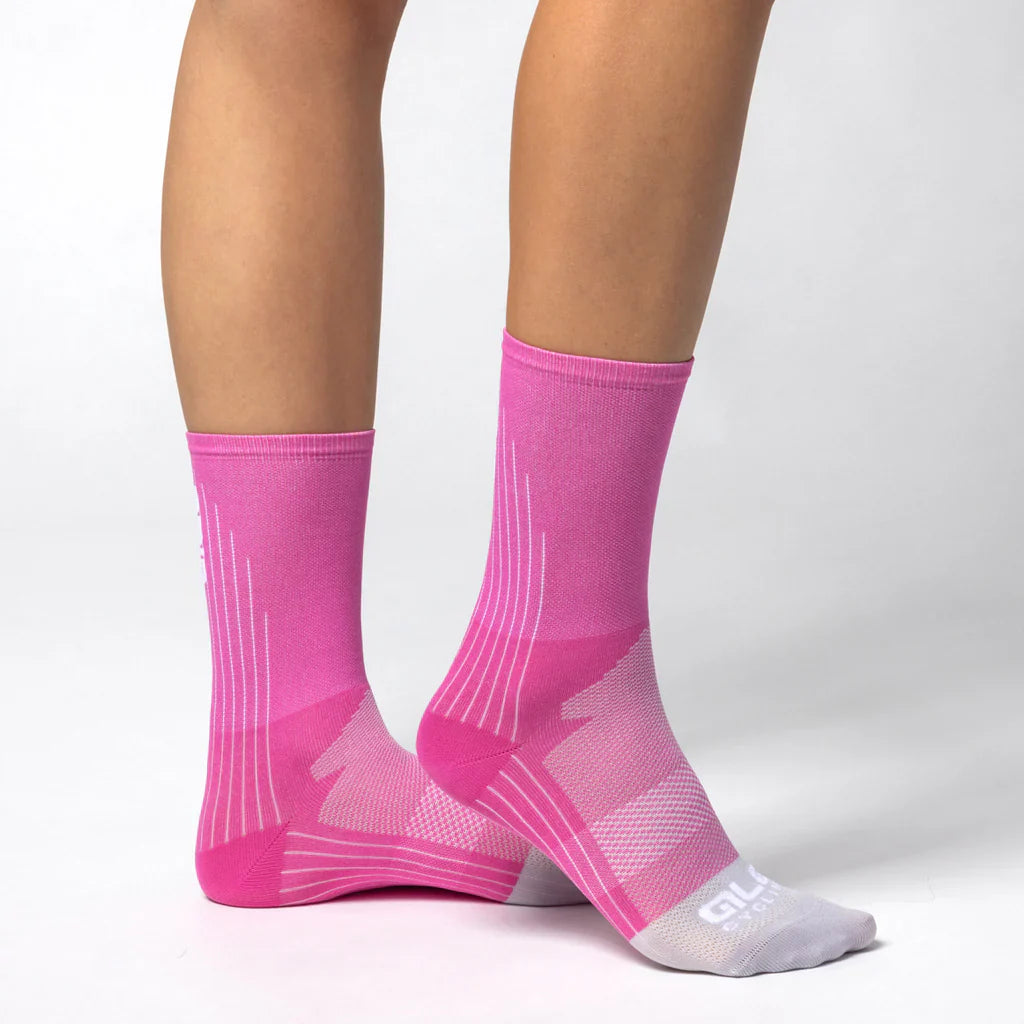 Calze Ale Color Block - Fucsia