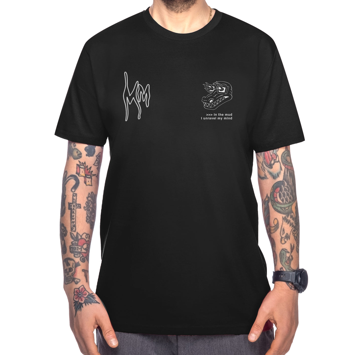 T-shirt Mad Mudder - Nero