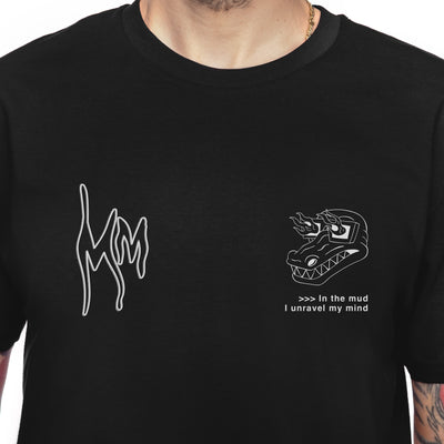 T-shirt Mad Mudder - Nero