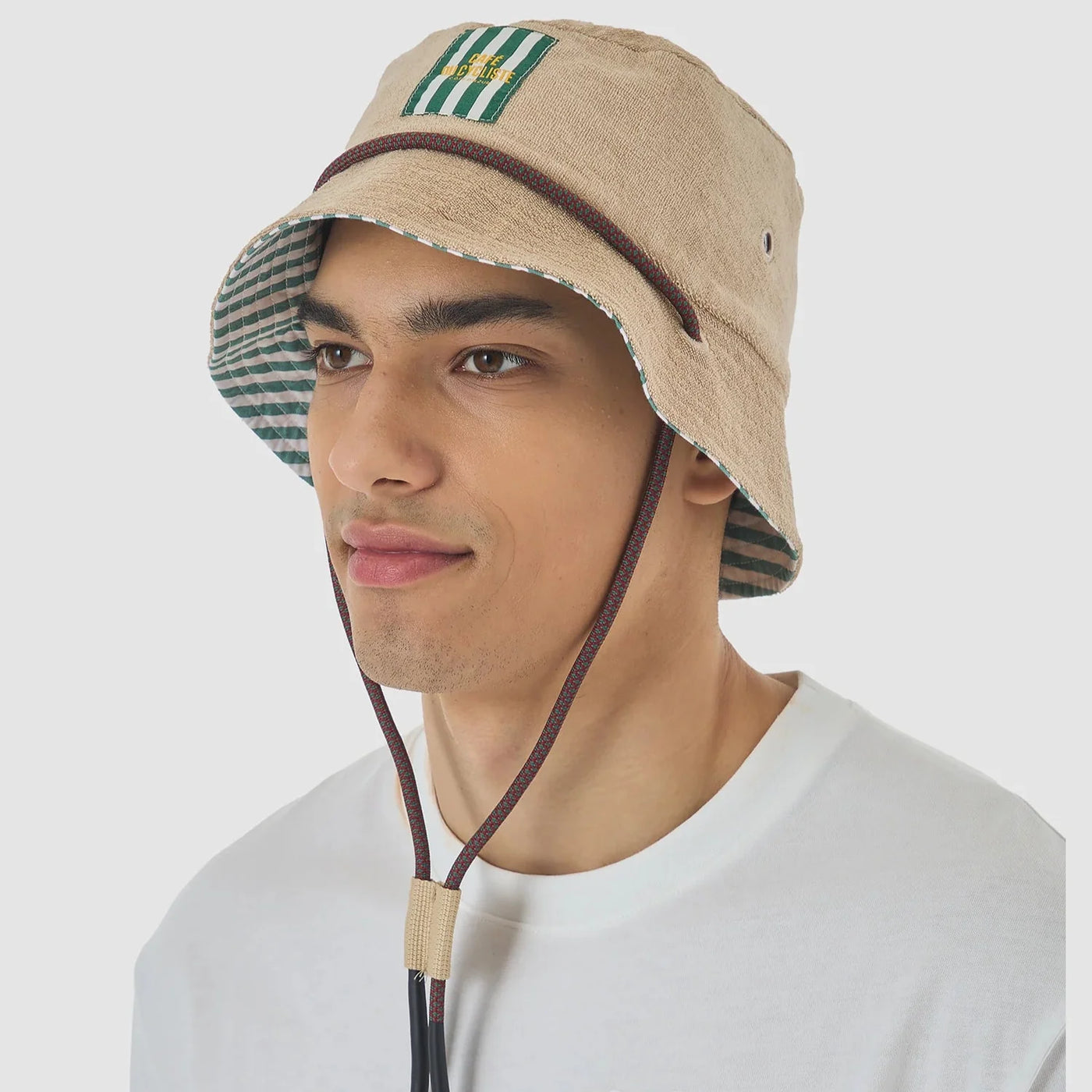 Cappellino Cafe du Cycliste Brigitte - Beige
