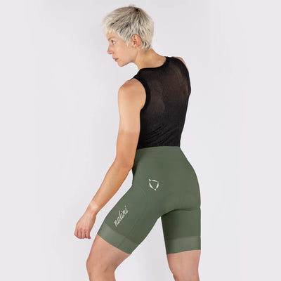 Pantaloncini donna Nalini Road - Verde