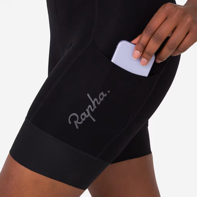 Pantaloncini donna Rapha Cargo - Nero