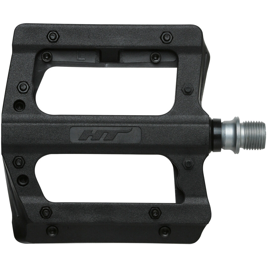 Pedali flat HT Nano-P PA12 - Nero