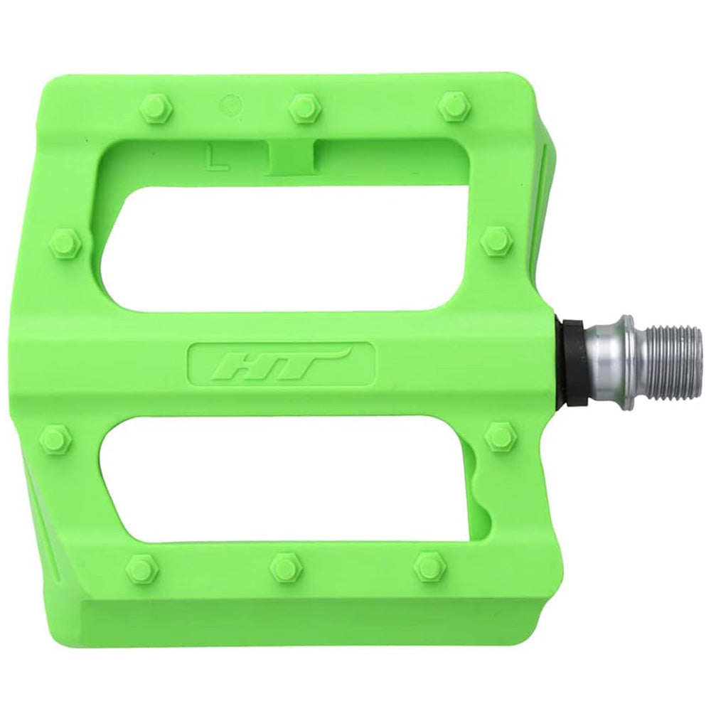 Pedali flat HT Nano-P PA12 - Verde