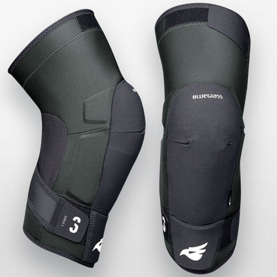 Protezioni ginocchia Bluegrass 3Straps - Nero