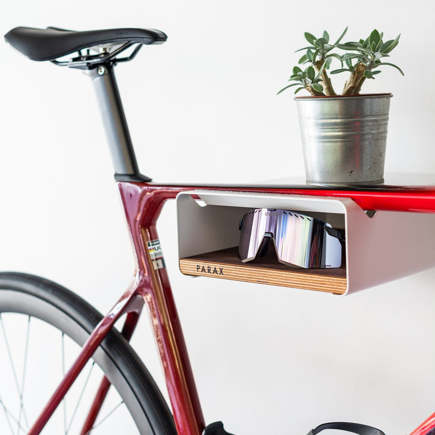 Appendibici parete Parax S-Rack M - Bianco