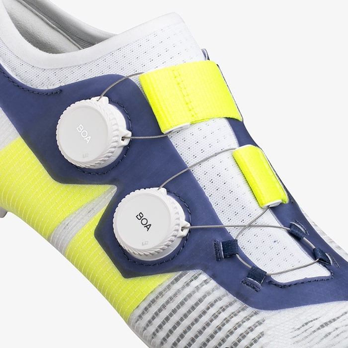 Scarpe Fizik Vega Carbon - Bianco giallo
