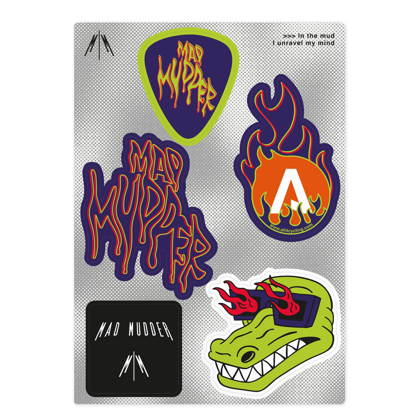 Set adesivi Mad Mudder