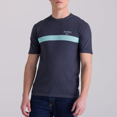 T-Shirt Bianchi Milano Classic - Grigio