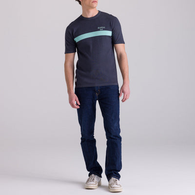 T-Shirt Bianchi Milano Classic - Grigio