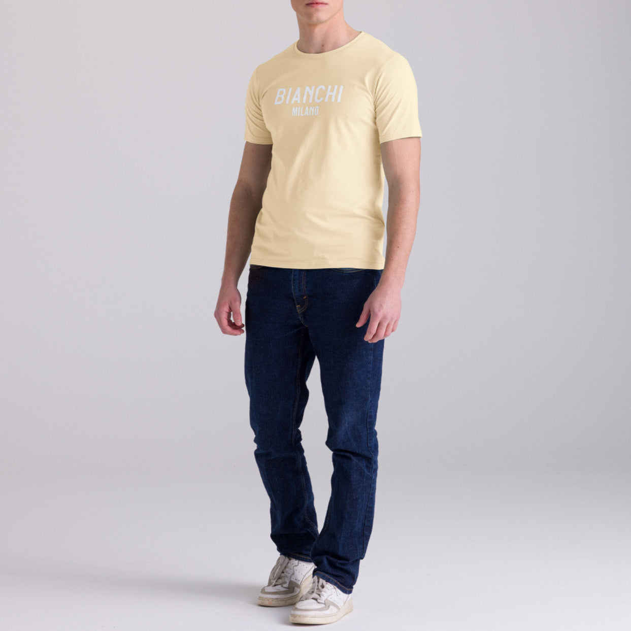 T-Shirt Bianchi Milano Fan - Bianco